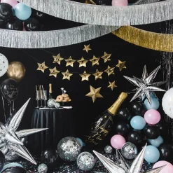 PARTYDECO Balon Champagne Foliowy Butelka 39,5X98 Cm