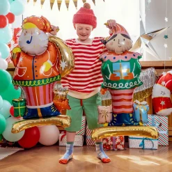 PARTYDECO Balon Elf Stojacy Foliowy 32X75 Cm