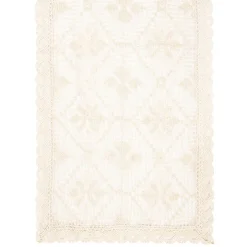 HOMLA Bieznik Crochet Szydelkowy Bezowy 40X160 Cm