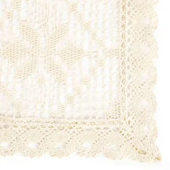 HOMLA Bieznik Crochet Szydelkowy Bezowy 40X160 Cm