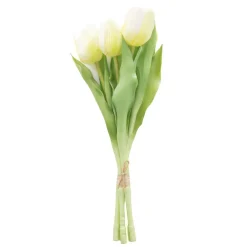 HOMLA Bukiet Kwiatow Liten Tulipany Biale 31 Cm