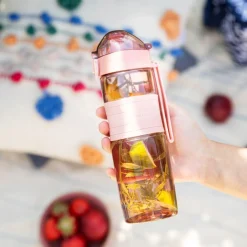 HOMLA Butelka Theo Rozowa 0,6 L