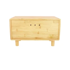 HOMLA Chlebak Bambou Czarny 35X23 Cm