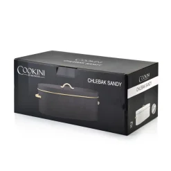 COOKINI Chlebak Sandy White Ze Zlotymi Elementami 18X34 Cm