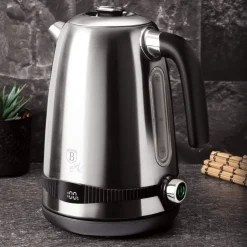 BERLINGER HAUS Czajnik Elektryczny Black Silver Eternal Z Regulacja Temperatury Srebry 1,7 L