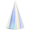 PARTYDECO Czapeczki Opal 6 Szt. 16 Cm