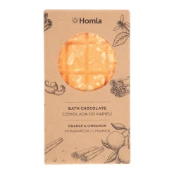 HOMLA Czekolada Musujaca Bath Chocolate Orange & Cinnamon Pomarancza I Cynamon