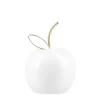 HOMLA Dekoracja Stojaca Keo Jablko Biale 9X12 Cm