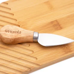 HOMLA Deska Bambou Z Nozykiem Do Sera 38X15Cm