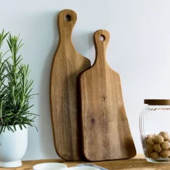 HOMLA Deska Mooka Drewniana Nieregularna 45X20Cm