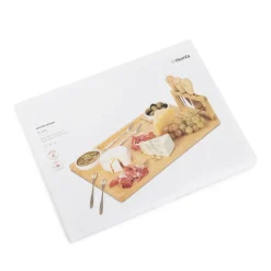 HOMLA Deska Rumi Do Serwowania Z Miseczkami I Widelczykami 37X28 Cm