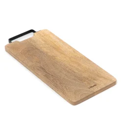 HOMLA Deska Soser Mango Drewniana Z Metalowym Uchwytem 41X18 Cm