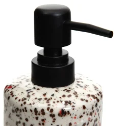 HOMLA Dozownik Amity Ceramiczny Bezowy 7.6X7.6X 18 Cm