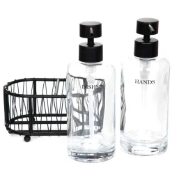 HOMLA Dozownik Glad Szklany, 2 Szt. 17X20 Cm