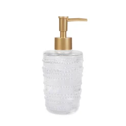 HOMLA Dozownik Monsato Szklany Transparentny 8X8X17,8 Cm