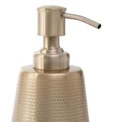 HOMLA Dozownik Nausa Zloty Z Ozdobnymi Wytloczeniami 6X6X20 Cm