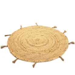 HOMLA Dywan Alana Jutowy Okragly 80 Cm