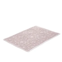 HOMLA Dywanik Dean Zakardowy Bezowy W Listki 50X70Cm