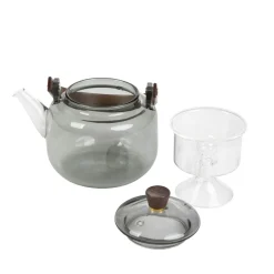 HOMLA Dzbanek Kallie Z Drewniana Raczka 1 L