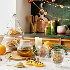 HOMLA Dzbanek Saffron Z Drewnianym Wieczkiem 1 L