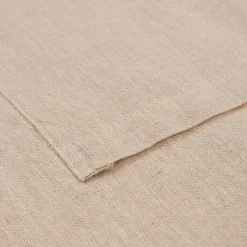 HOMLA Fartuch Kuchenny Monez Crossback Domieszka Lnu Bezowy 100X90 Cm