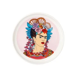 HOMLA Filizanka Frida Kahlo Do Espresso Ze Spodkiem Fioletowa 0,08 L
