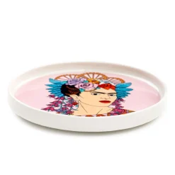 HOMLA Filizanka Frida Kahlo Ze Spodkiem Fioletowa 0,2 L