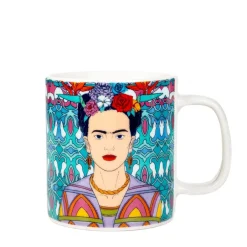 HOMLA Filizanka Frida Kahlo Ze Spodkiem Turkusowa 0,2 L