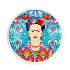 HOMLA Filizanka Frida Kahlo Ze Spodkiem Turkusowa 0,2 L