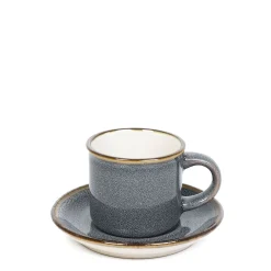 HOMLA Filizanka Larisa Do Espresso Ze Spodkiem Szara 0,08 L