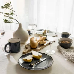 HOMLA Filizanka Larisa Do Espresso Ze Spodkiem Szara 0,08 L