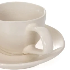 HOMLA Filizanka Odela Ze Spodkiem Smietankowa 0,15 L