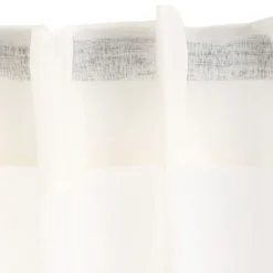 HOMLA Firanka Adi Z Pomponikami Kremowa 140X250 Cm