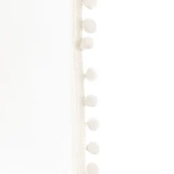 HOMLA Firanka Adi Z Pomponikami Kremowa 140X250 Cm