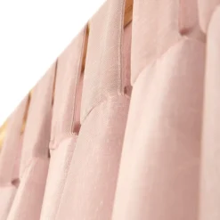 HOMLA Firanka Adi Z Pomponikami Rozowa 140X250 Cm