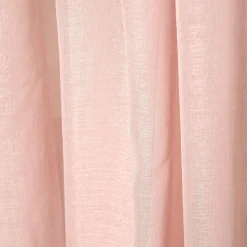 HOMLA Firanka Adi Z Pomponikami Rozowa 140X250 Cm