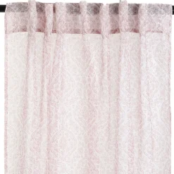 HOMLA Firanka Malica W Drobny Bordowy Wzor 140X250 Cm