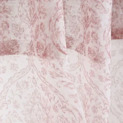 HOMLA Firanka Malica W Drobny Bordowy Wzor 140X250 Cm