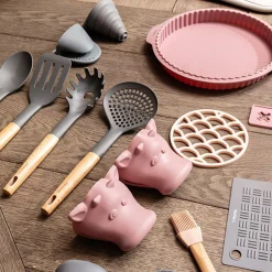 HOMLA Forma Easy Bake Na Tarte Silikonowa Rozowa 31 Cm