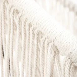 HOMLA Fotel Acapulco Bliss Makrama Ecru 93X73X85 Cm