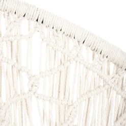 HOMLA Fotel Acapulco Bliss Makrama Ecru 93X73X85 Cm