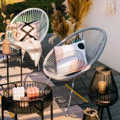 HOMLA Fotel Acapulco Jasno 93X73X85 Cm