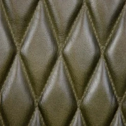 HOMLA Fotel Brizo W Obiciu Ze Skory Bawolej Zielone 55X60X86 Cm