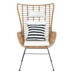 HOMLA Fotel Jardin Pleciony 70X80X110Cm