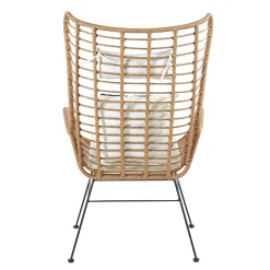 HOMLA Fotel Jardin Pleciony 70X80X110Cm