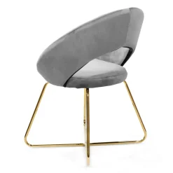 HOMLA Fotel Jared Welurowy 73X47X84 Cm