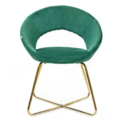 HOMLA Fotel Jared Welurowy 73X47X84 Cm