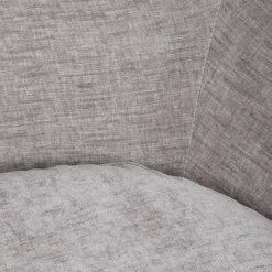 HOMLA Fotel Lunaire Obrotowy Welurowy Szary 86X76X87 Cm