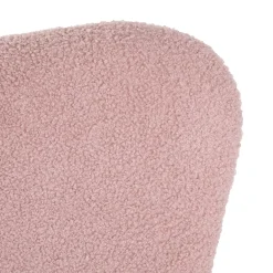 HOMLA Fotel Lunnie Bujany W Tkaninie Teddy Boucle 67X78X92 Cm