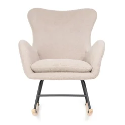 HOMLA Fotel Lunnie Bujany W Tkaninie Teddy Boucle 67X78X92 Cm